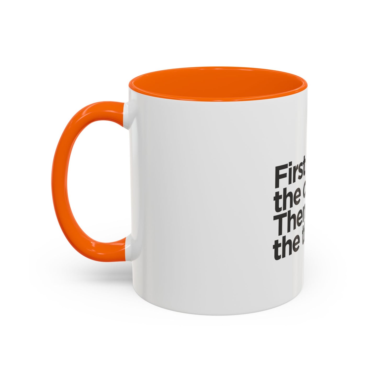 Accent Coffee Mug with Motivational Quote
