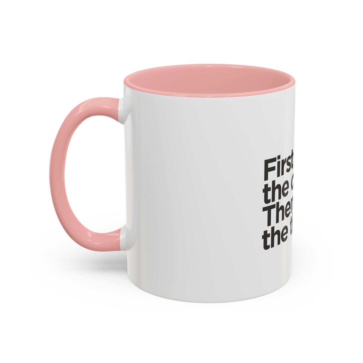 Accent Coffee Mug with Motivational Quote