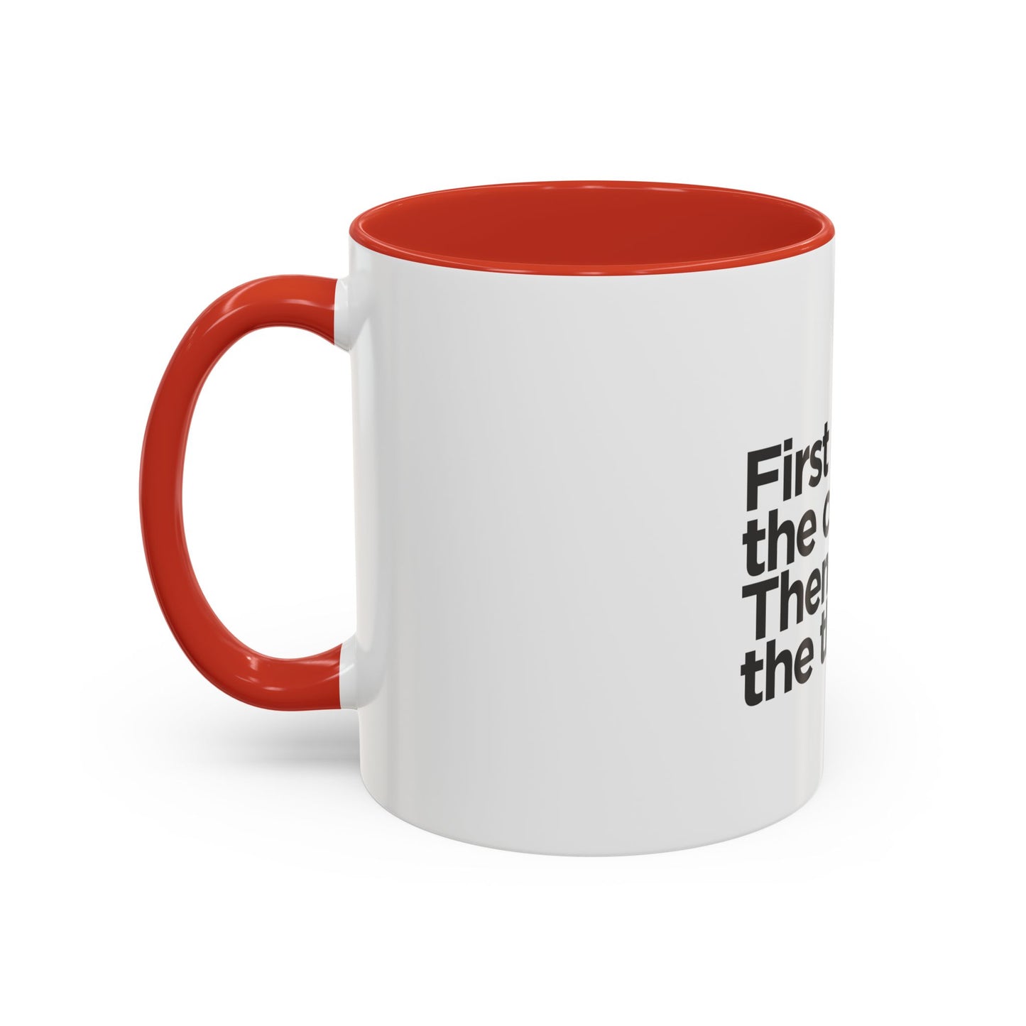Accent Coffee Mug with Motivational Quote