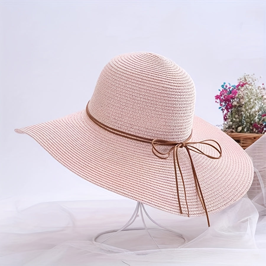 Unique Acrylic Straw Sun Hat