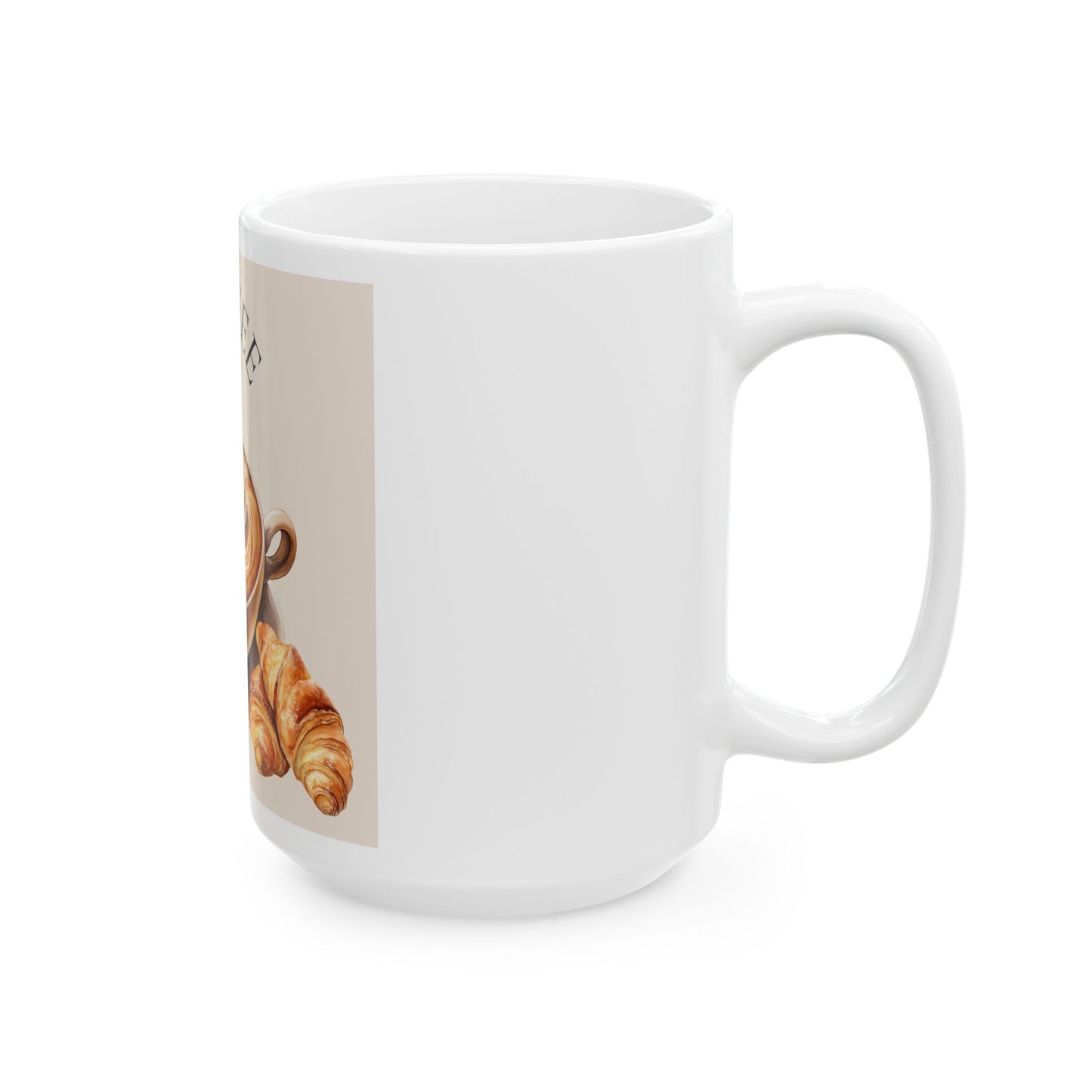 Coffee Lover's Ceramic Mug - 15oz
