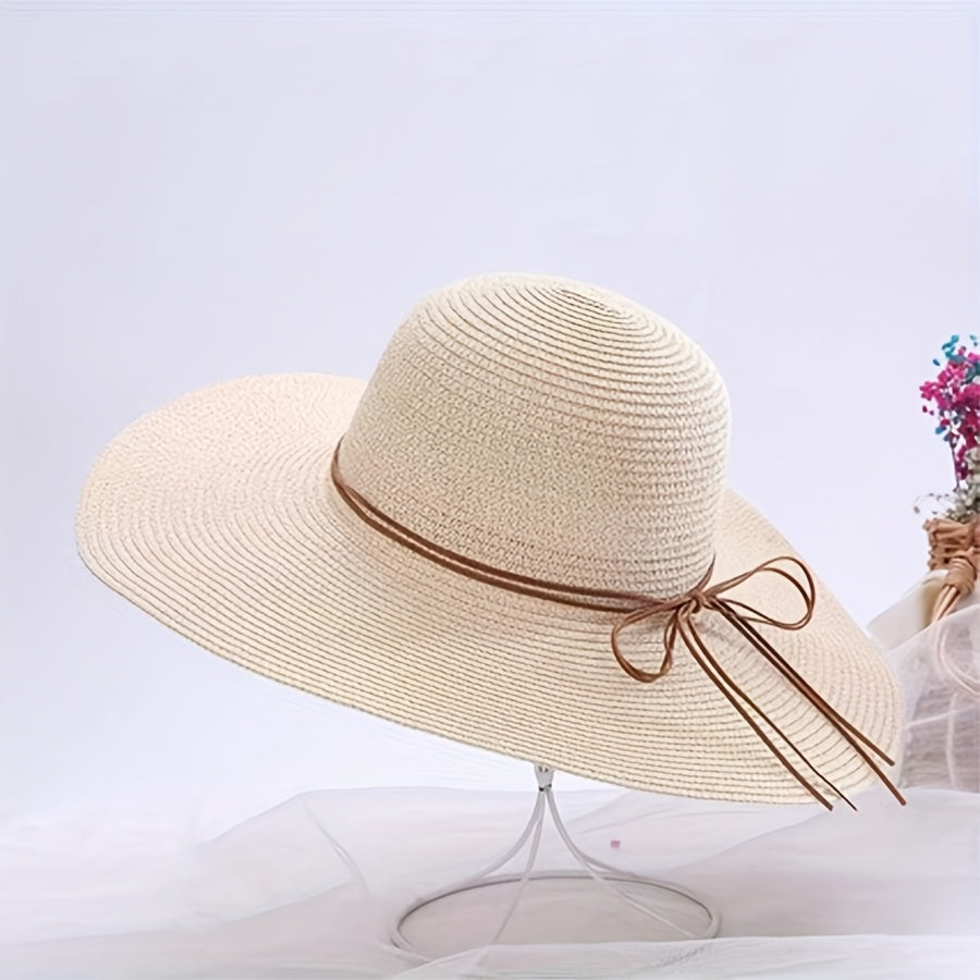 Unique Acrylic Straw Sun Hat
