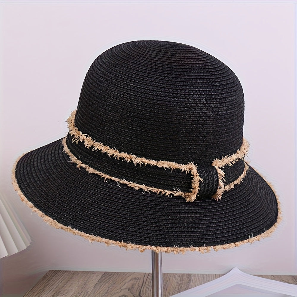 Versatile And Elegant Flat-Top Sun Hat