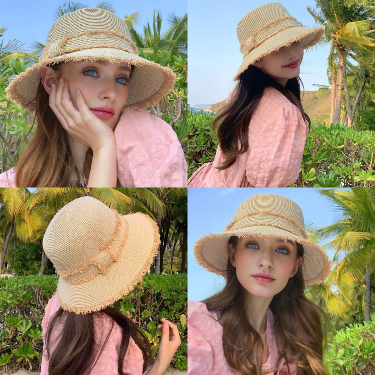 Versatile And Elegant Flat-Top Sun Hat