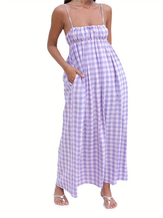 Women's Elegant Backless Swing Dress