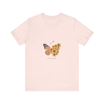 Butterfly & Flower Unisex Tee