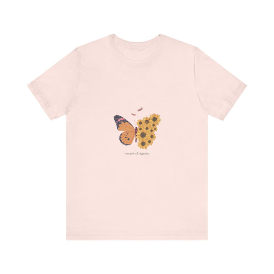 Butterfly & Flower Unisex Tee