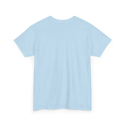 Heavy Cotton Tee with Floral Design - "We Are All Wonderful"