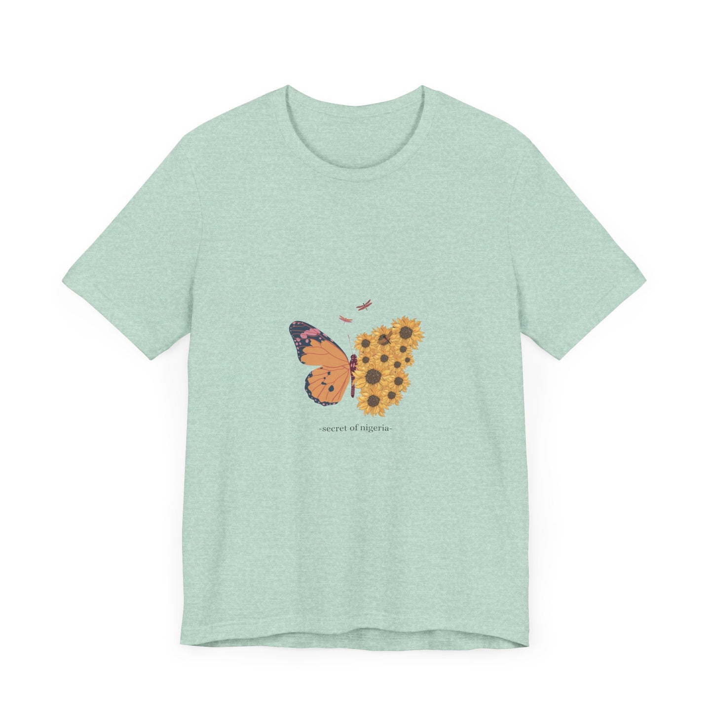 Butterfly & Flower Unisex Tee