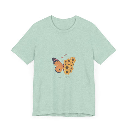 Butterfly & Flower Unisex Tee