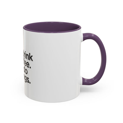 Accent Coffee Mug with Motivational Quote