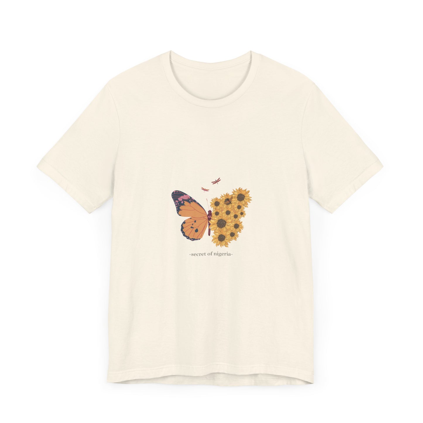 Butterfly & Flower Unisex Tee