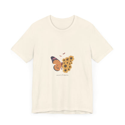 Butterfly & Flower Unisex Tee