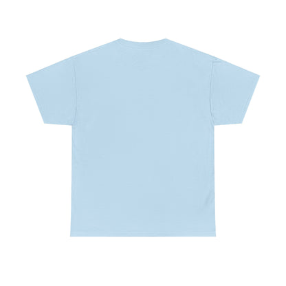 Heavy Cotton Tee with Floral Design - "We Are All Wonderful"