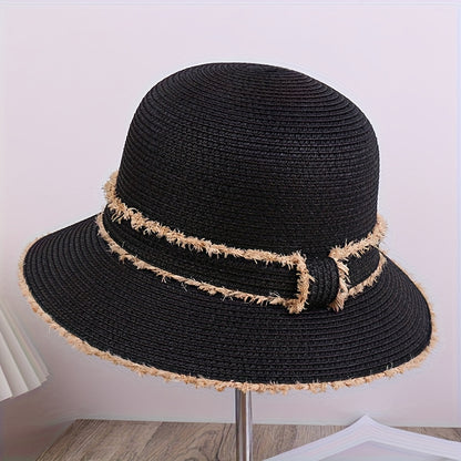 Versatile And Elegant Flat-Top Sun Hat