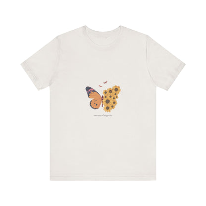 Butterfly & Flower Unisex Tee