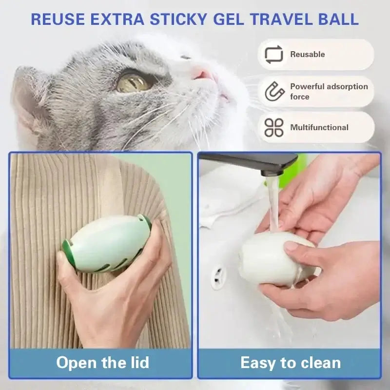 Washable Lint Roller Remover New Multifunctional Reusable Clothes Dust Pet Hair Cleaning Sticky Roller Ball TheUniShops