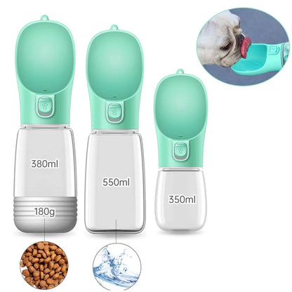 Portable Dog Water Bottle Food and Water Container For Dog Pets Feeder Bowl Outdoor Travel Drinking Bowls Water Dispenser TheUniShops