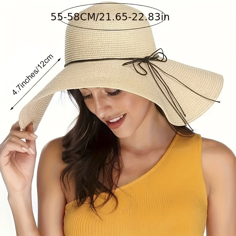 Unique Acrylic Straw Sun Hat
